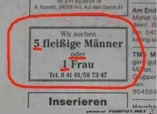 5 fleissige Maenner 5 fleissige Maenner