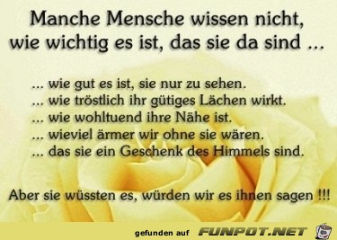 manche menschen 