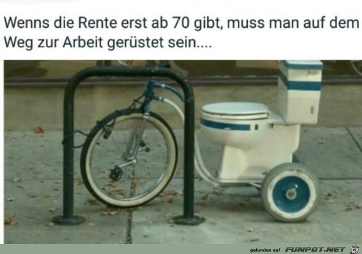 Weg zur Arbeit