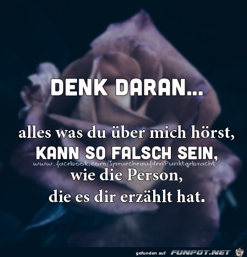 Denke daran Denke daran