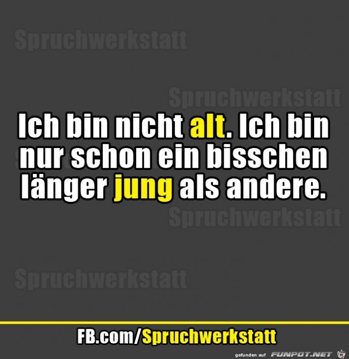 nicht alt