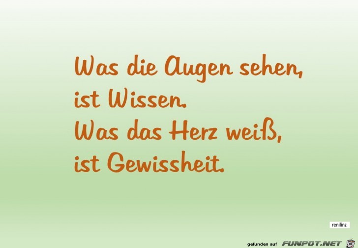 Was die Augen sehen Was die Augen sehen