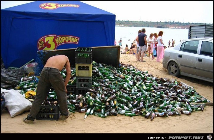 das war a Strandparty