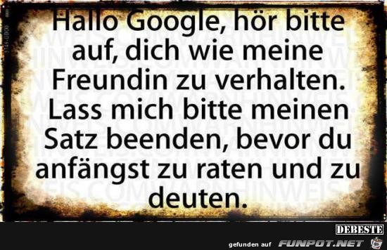 hallo Google