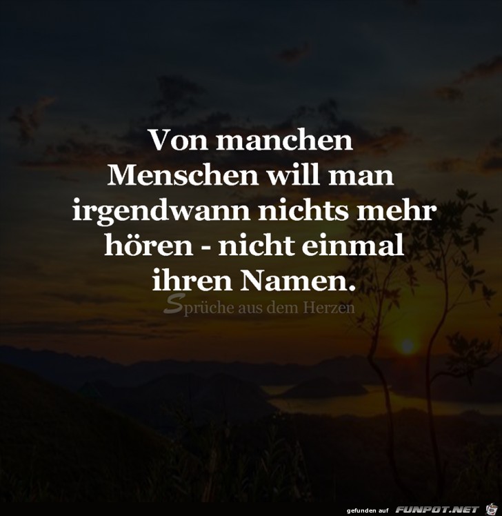 Von manchen Menschen