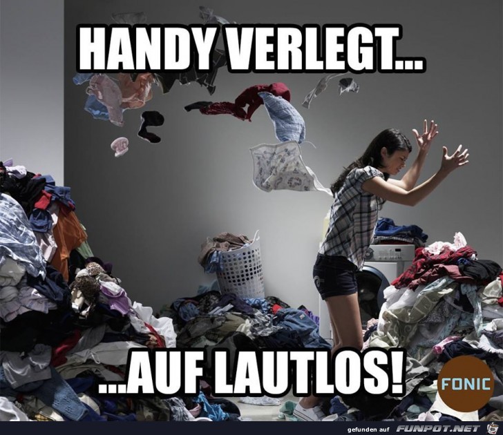 Handy verlegt