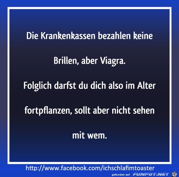 Brille und Viagra