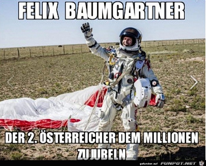 Netter Bildblog mit Felix Baumgartner! Gute Ideen mit...