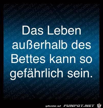 ausserhalb bett