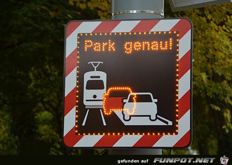 Warntafel zum Parken Warntafel zum Parken