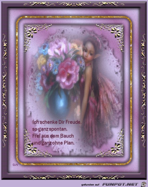 ich schenke dir Freude ich schenke dir Freude