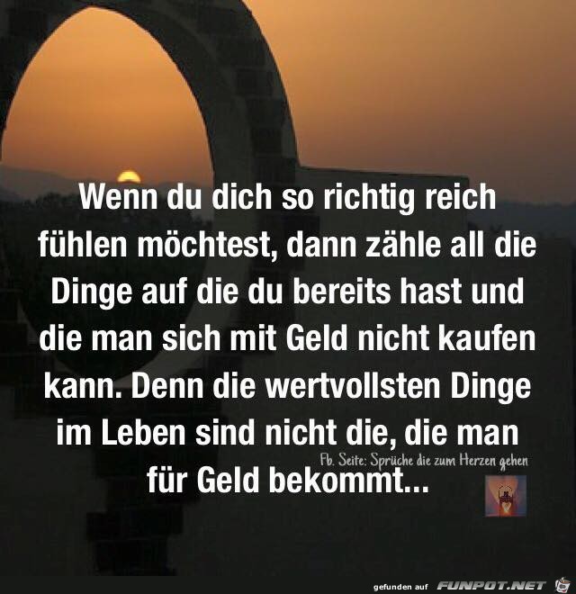 So richtig reich