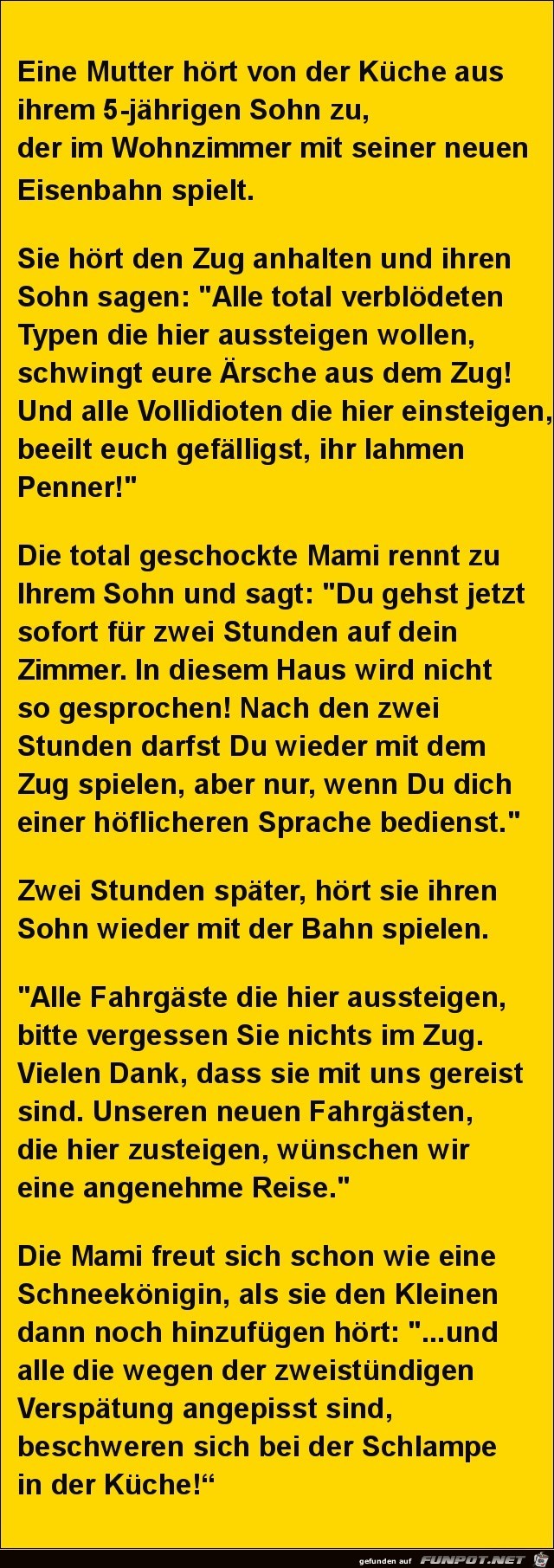 Mutter hoert zu Mutter hoert zu