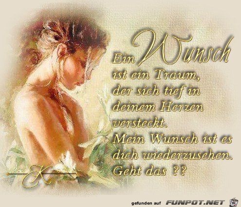 ein Wunsch ist ein Traum ein Wunsch ist ein Traum