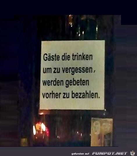 Gaeste die trinken Gaeste die trinken