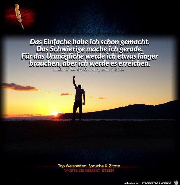 Ich werde es erreichen Ich werde es erreichen