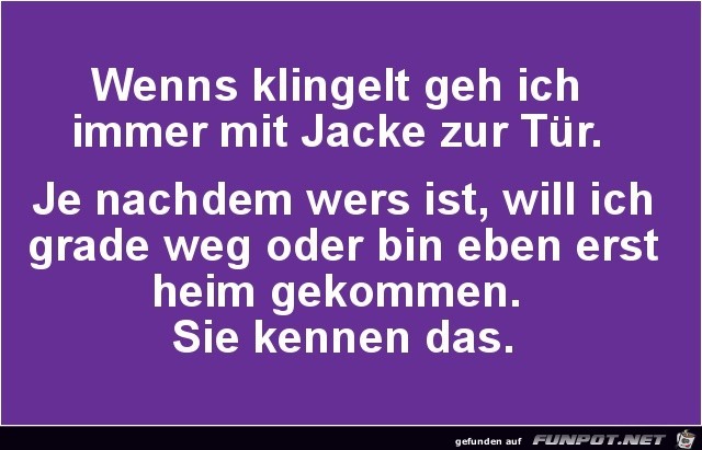 wenn s klingelt wenn s klingelt