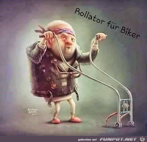 Rollator fuer Biker