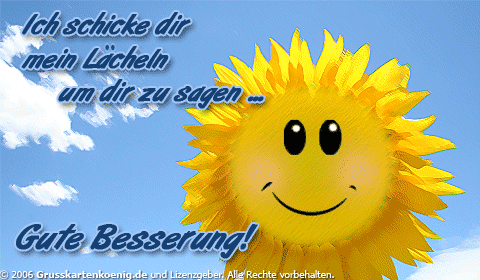 gute Besserung gute Besserung