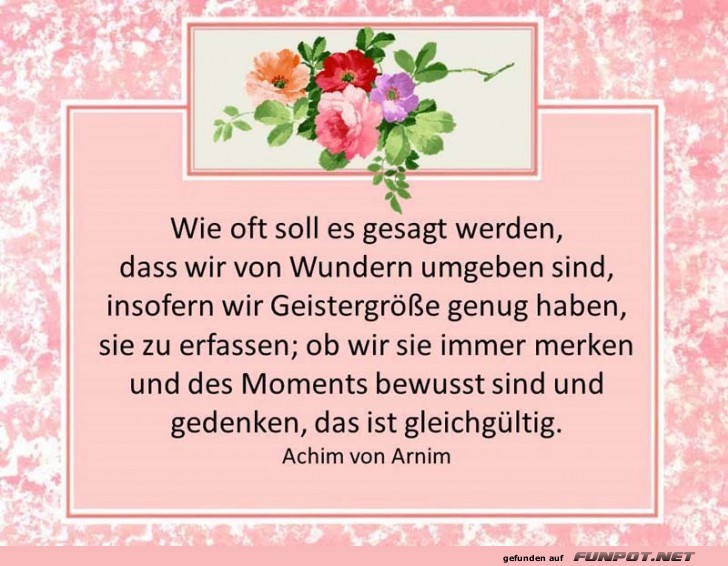 Von Wundern umgeben Von Wundern umgeben