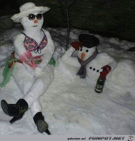 Gemütlich chillen im Schnee Gemütlich chillen im Schnee