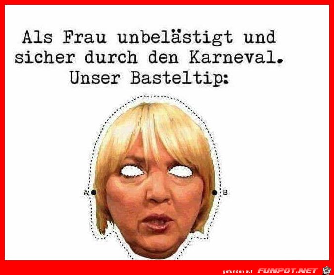 Basteltipp für Karneval Basteltipp für Karneval
