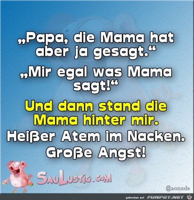 Mama-hat-aber-ja-gesagt