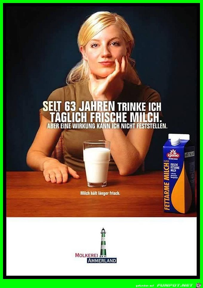 Täglich Milch trinken Täglich Milch trinken