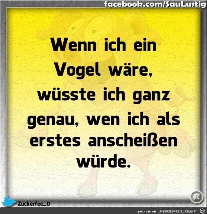 Wenn ich ein Vogel wre