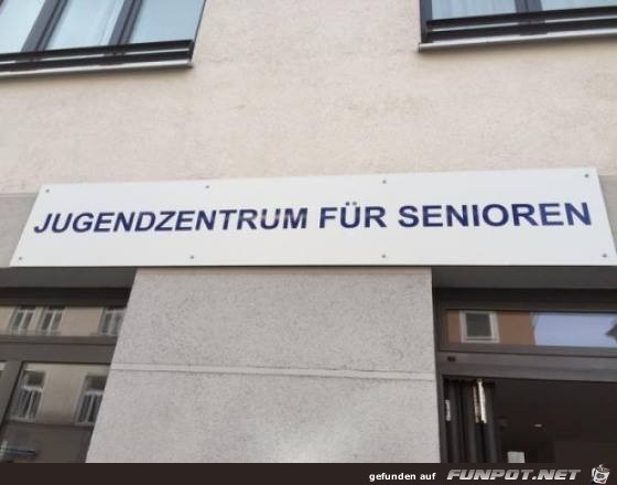 Jugendzentrum für Senioren Jugendzentrum für Senioren