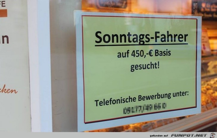 Sonntags-Fahrer