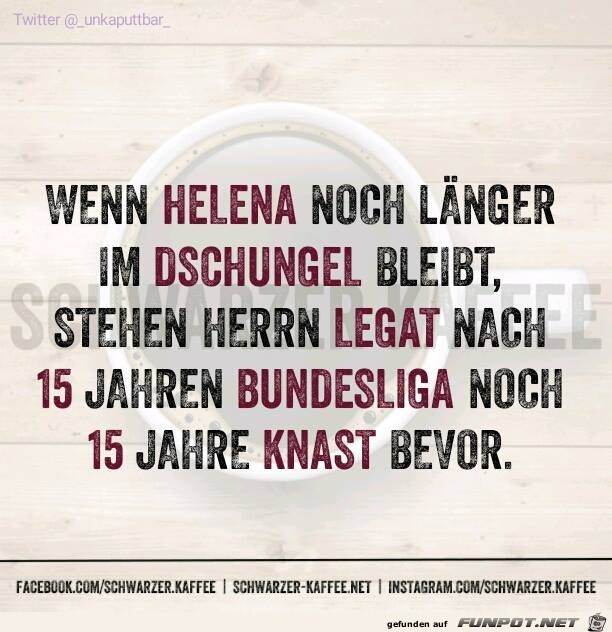 Helena aus dem Dschungel Helena aus dem Dschungel