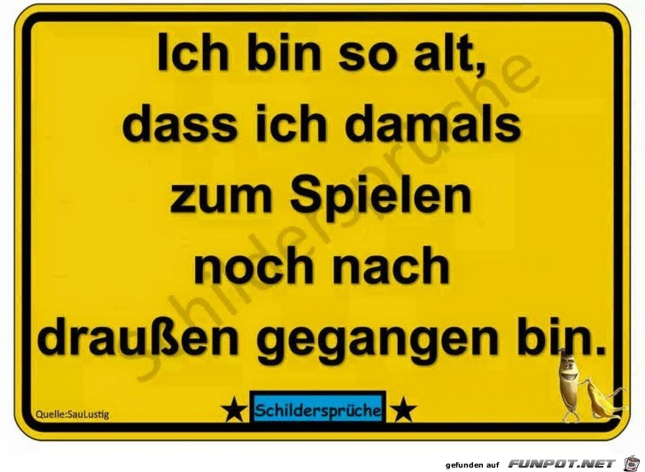 Ich bin so alt Ich bin so alt