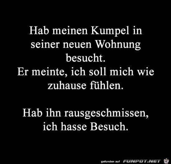 Kumpel besucht Kumpel besucht