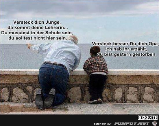 der Opa und sein Enkel der Opa und sein Enkel