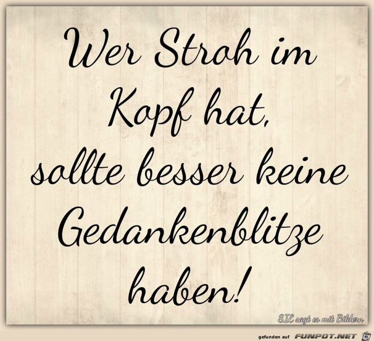 Stroh im Kopf Stroh im Kopf