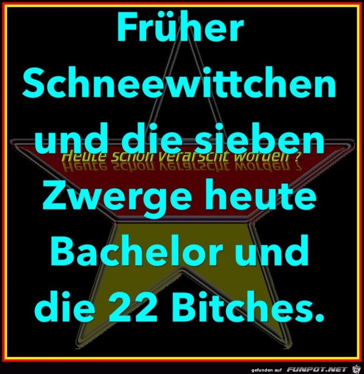 Unterschied Bachelor und Schneewittchen Unterschied Bachelor und Schneewittchen