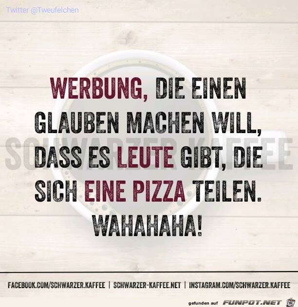 Pizza-Werbung Pizza-Werbung