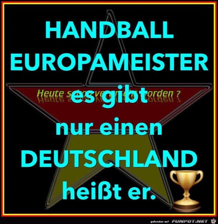 Handball Europameister Deutschland 2016