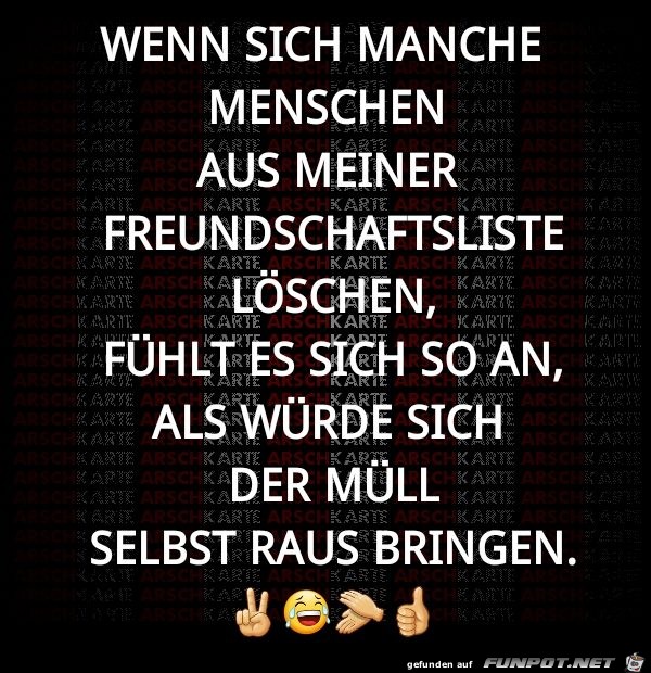 Freundschaftsliste Freundschaftsliste