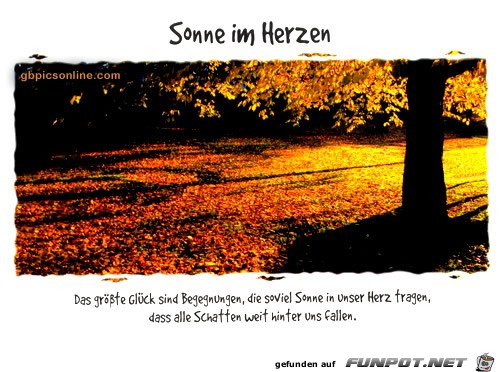 sonne im herzen