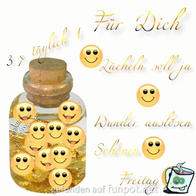 Lächeln soll ja Wunder auslösen Lächeln soll ja Wunder auslösen