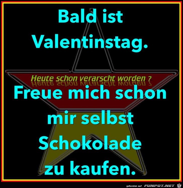 Bald ist Valentinstag