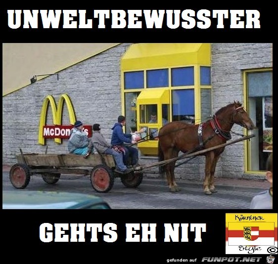 Unweltbewusster