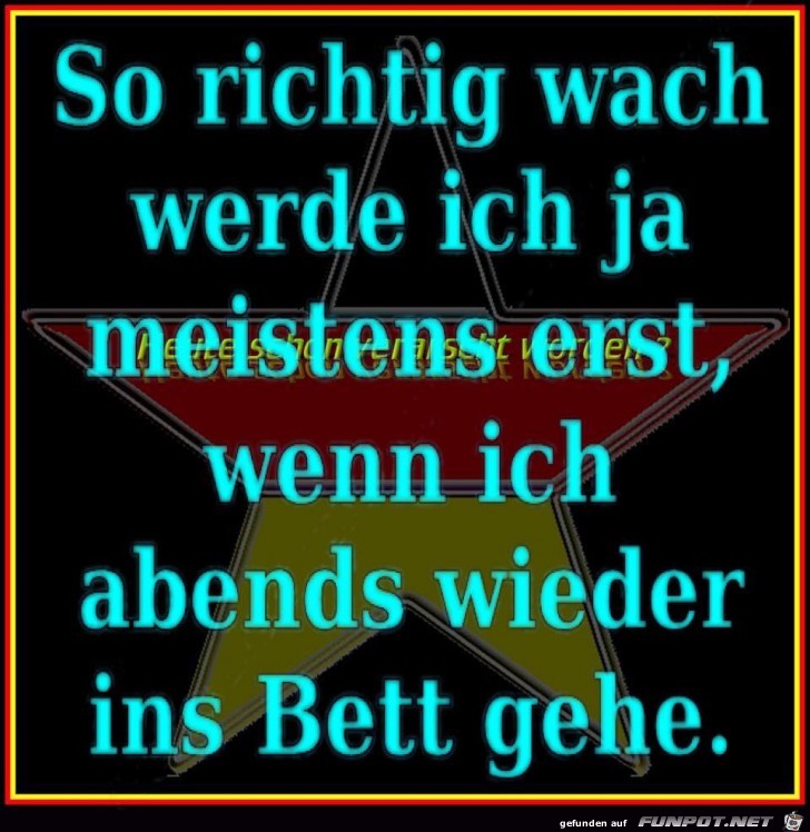 Richtig wach