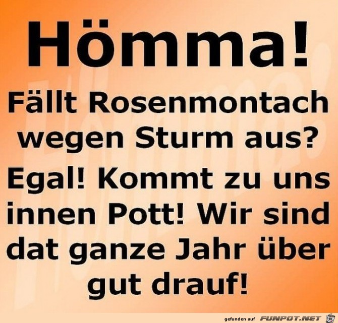 Fällt Rosenmontag der Zug aus Fällt Rosenmontag der Zug aus