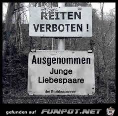 Reiten verboten Reiten verboten