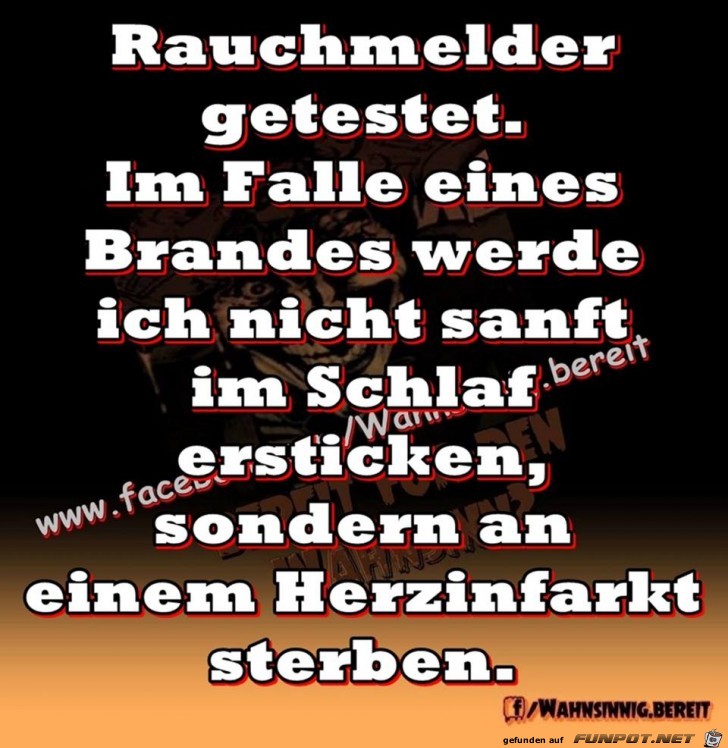 Rauchmelder-Test Rauchmelder-Test