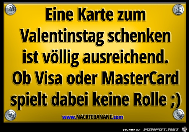 Karte zum Valentinstag Karte zum Valentinstag