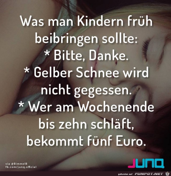 Kindern beibringen